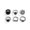 Silver, variant on 6Pcs Vintage Black Stone Rings for Men Gothic Skeleton Portrait Couple Emo Y2k Fashion Jewelry Ring Set for Women Men