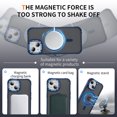 thumbnail image 5 of Magnetic Stand for iPhone 14 Case Compatible with MagSafe, [Military Grade Drop Tested][Built in Lens Folded Kickstand] Shockproof Protective Anti-Fingerprint Slim Matte Case,Blue, 5 of 8
