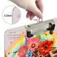 thumbnail image 4 of ALAZA Plastic Clipboard A4 Letter Size Decorative Clipboards for Students Women Men 9" x 12.5" Highland Cow Flowers Rainbow, 4 of 6