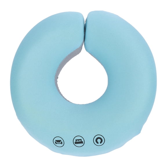 LAZIOEGR Ergonomic Face‑Down Memory Foam Pillow – Soft Blue Comfort Cushion for Relaxation, Massage & Eye Support