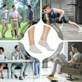 thumbnail image 5 of 6 Pairs No Show Socks for Men,Mens Low Cut Invisible Ankle Socks,Non Slip Cotton Casual Sneaker Trainer Socks with Arch Support(7-13), 5 of 7