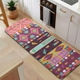 thumbnail image 5 of Ethnic Figure and Pattern Kitchen Rug Mat,Kitchen Runner Rugs Non Skid Washable,Decorative Kitchen Floor Mats for Kitchen,Sink,Laundry,17"x47.2", 5 of 7