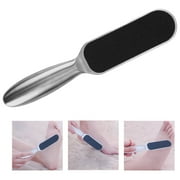 Reusable Foot File Practical Callus Remover Stainless Steel Pedicure Rasp Tool with 10 Replacement Filing Pads, Suitable for Removing Calluses