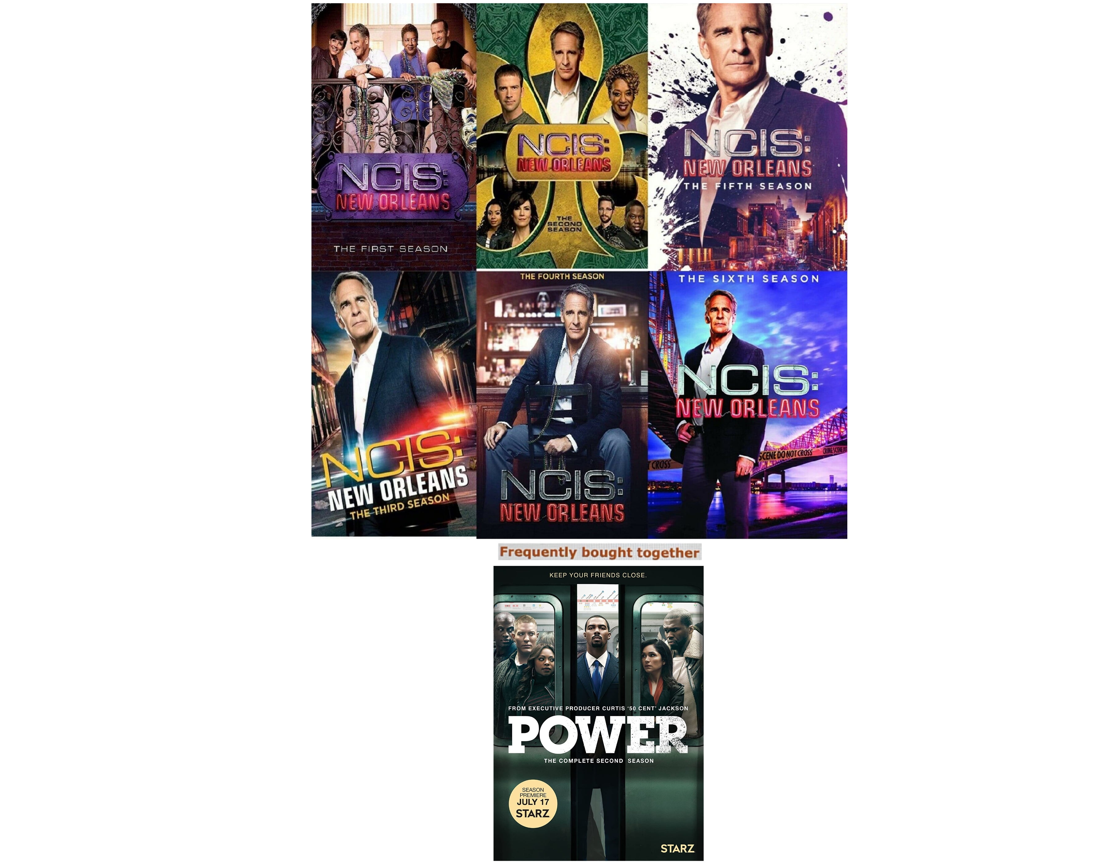 NCIS New Orleans The Complete Series Seasons 1-6 Seasons DVD + Guaranteed Free Bonus: Power 5 DVD