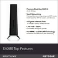 thumbnail image 6 of NETGEAR - Nighthawk AX6000 WiFi 6 Mesh Range Extender and Signal Booster, 6Gbps (EAX80), 6 of 9