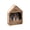 Multicolor-3D-home supplies, variant on ABPWLY Home Santa Claus Cabin Luminous Wooden House LED Night Light 6x2x6 or 8x1.5x6 Inches Painted Desktop Ornament Home