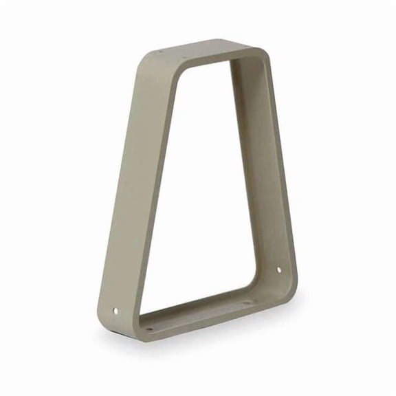 Hallowell Bench Pedestal,H 16 3/4 In,Aluminum 4820PT