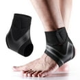 thumbnail image 2 of HengDidi Adjustable Elastic Ankle Support Brace for Running, Basketball, Hiking - Lightweight Compression Sleeve for Men & Women, 2 of 8