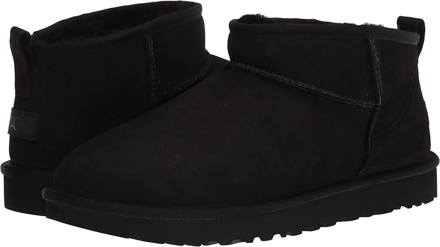 UGG, Womens Classic Ultra Mini Boot, 1116109-BLK, Black - Walmart.com