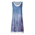 thumbnail image 4 of LEEYNEER Sundresses for Women  Women Summer Casual Lace Sleeves V-Neck Solid Mid-Length Dresses Loose Dress, 4 of 4