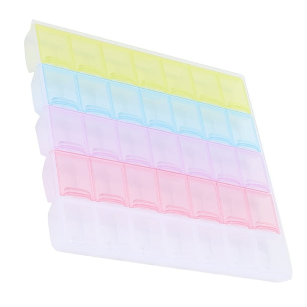 Color Storage Box, Long Use Time Plastic Storage Box Small Size