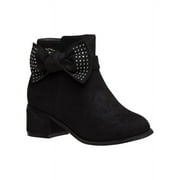 Badgley Mischka Little Kids Girls Low Top Boots - Black, 2