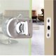thumbnail image 4 of Stainless Steel Glass Door Floor Latch Lock for Bathroom Toilet Shop Security Bolt, 4 of 5