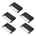 thumbnail image 2 of Retro Cassette Tape Storage Box for Home Use Stylish Black Plastic Organizer 6pcs Compact Size, 2 of 8