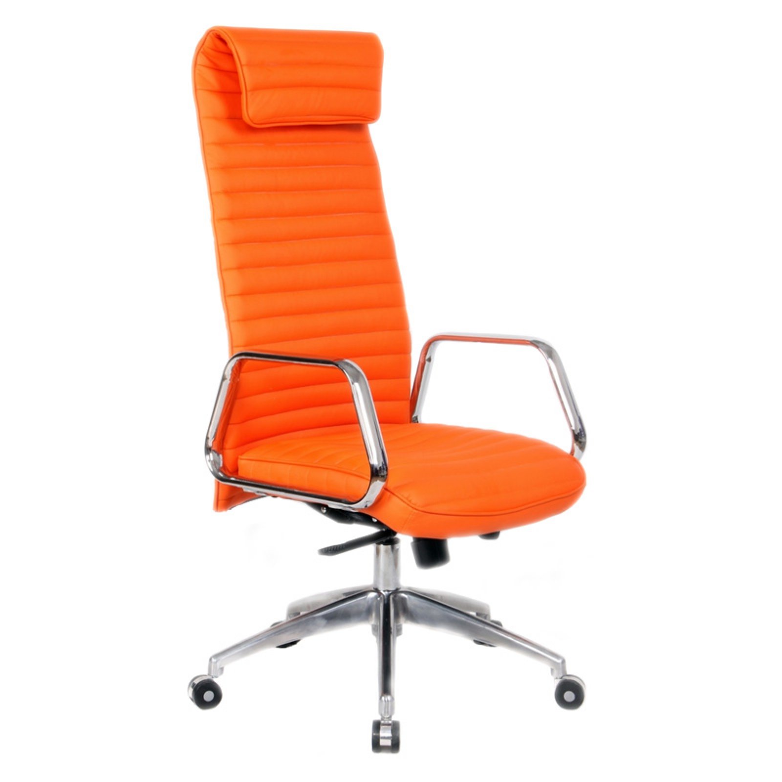 Fine Mod Imports Ox Office Chair High Back, Orange