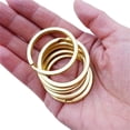 thumbnail image 2 of 6 Pcs de Anillos de Latón Accesorio forma forma DIY Duradero Portatíl para Amigo 38 mm Hugo Split Key Chain, 2 of 7