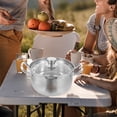thumbnail image 3 of CATIEBYE Multi Purpose Cooking Pot With Lid Ideal For Home Food And Soup Heating Easy To Clean And Maintain, 3 of 8