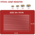 thumbnail image 2 of 20 Pack Electric Roaster Liners,18" × 34"  Disposable Roaster Liners Fit 16, 18, 22 Quart Roasters Cooking Bags for Instant Cleanup, 2 of 6
