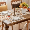 thumbnail image 6 of Fall Placemats Set of 4, 12 x 18 inch, Autumn Thanksgiving Brown Maple Leaves Table Mats for Holiday Party Dining Decor, 6 of 6