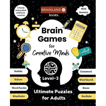 Brain Games for Creative Minds - Ultimate Puzzles for Adults - Level 3, (Paperback)