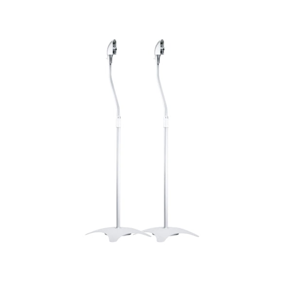 Monoprice Satellite Speaker Floor Stand (Set of 2) - Silver