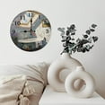 thumbnail image 3 of 10-Inch Silent Wooden Wall Clock, " Sunlit Floral Bathroom Clock Bathtub "  Silent Non-Ticking Clock, Battery Operated (AA Batteries Not Included), Artistic Home Decor, 3 of 8