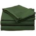 thumbnail image 2 of 300 Thread Count King Sheet Set Egyptian Cotton Solid-Hunter Green, 2 of 2
