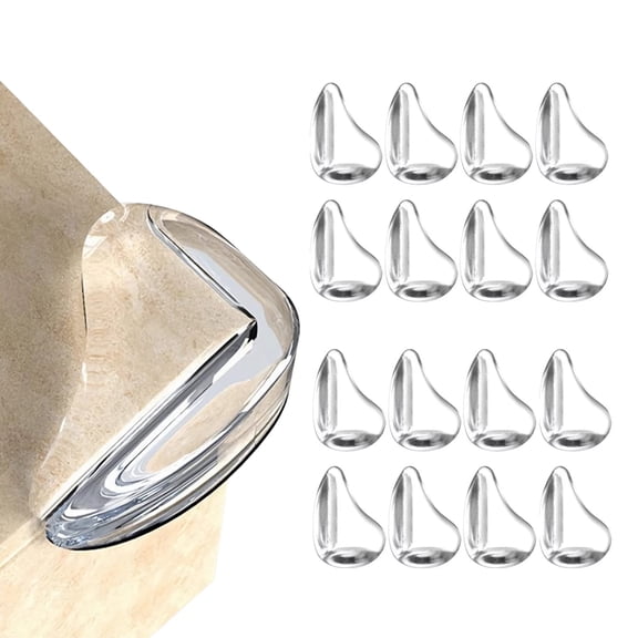 16 Pack Corner Protector for Baby,Furniture Corner Guard & Edge Safety Bumpers to Cover Sharp Furniture & Table Edges