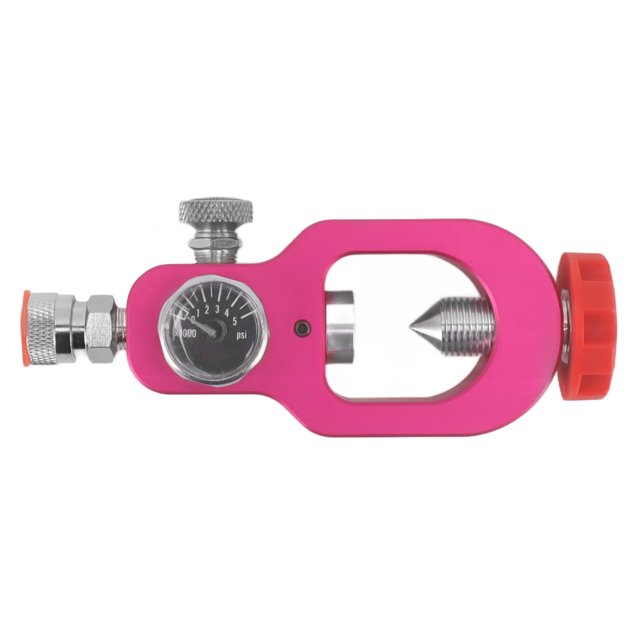 Válvula de prueba del tanque de CO2 ANGGREK a prueba de fugas aleación de aluminio acero inoxidable pulida