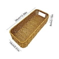 thumbnail image 3 of Storage Basket Handmade Cable Management Box Imitation Rattan Cord Organizer Cord Hider Box Desk Cord Management Box To Hide Cords And Power Strip, 3 of 6