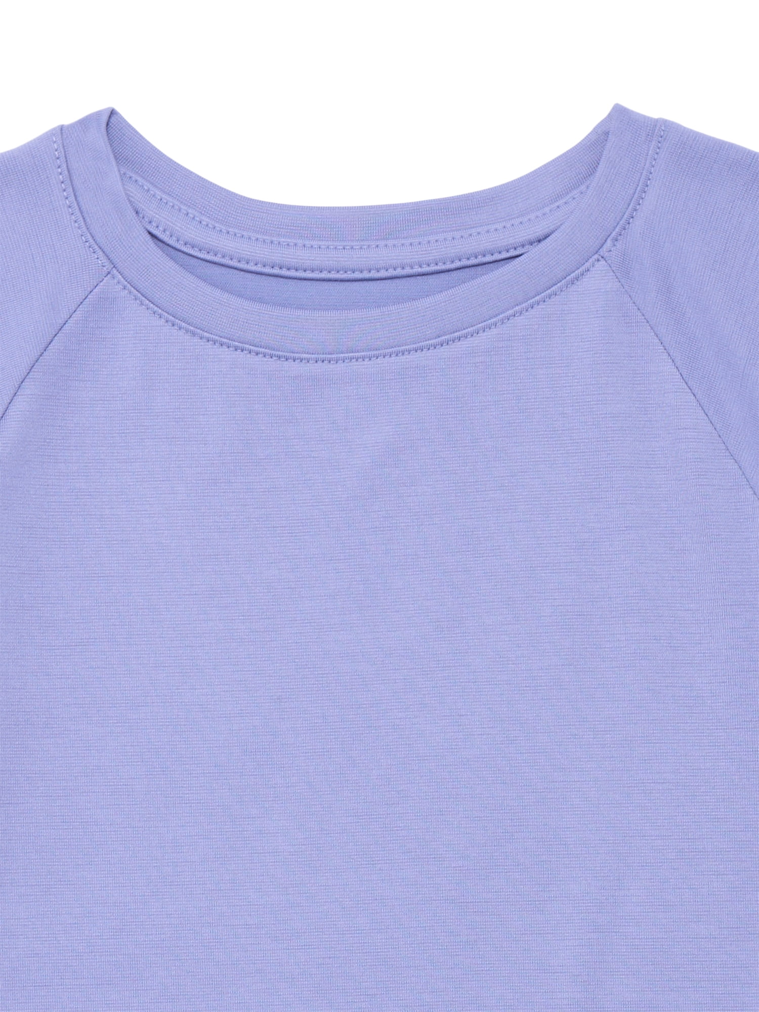 Athletic Works Girls Active Tee with Short Sleeves, Sizes 4-18 & Plus