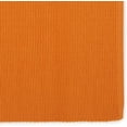 thumbnail image 4 of · REDEARTH · Thanksgiving Table Runner-Solid Ribbed Fall Christmas Decor Woven Table Linen for Square, Round, Rectangle Dining Table, Coffee Table, Console, Dresser; 100% Cotton (14x72; Burnt Orange), 4 of 7