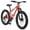Red, variant on 24" Fat Tire Bike for Adults with Front Suspension,SHIMANO 7 Speed Mountain Trail Bike,Red