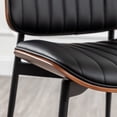 thumbnail image 2 of FOWEOAIU Modern Dining Chairs,Leather Upholstered Side Chairs , Black (Set of 2) ﻿, 2 of 10