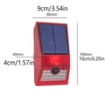 thumbnail image 2 of Bearachild Lámpara de alarma Solar multifunción, alarmas de seguridad con Control remoto, sirena de movimiento PIR, Detector de Sensor ligero, luz de Iluminación y accesorios Negro Bearachild HA073374-02, 2 of 6