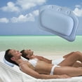 thumbnail image 2 of Bath Pillow for Tub Pool Neck Cushion Clearance, Comfort Spa Bathtub Cushion with Non-Slip 3 Large Strong Suction Cups, for Head Neck and Back Support, 2 of 8