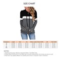 thumbnail image 5 of Sudadera con capucha para mujer, Top informal, sudadera con cordón de 3 colores, fibra de poliéster para otoño, 5 of 5