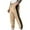 Khaki, variant on WREESH Men's Jogger Sweatpants Color-Matching Pockets Corset Pull Rope Fashion Casual Comfort Pants Khaki