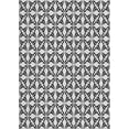thumbnail image 1 of Ahgly Company Machine Washable Indoor Rectangle Transitional Light Black Area Rugs, 2' x 4', 1 of 7