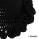 thumbnail image 3 of unbranded Sombrero Bucket De Con Negro Hecho A Mano Ideal Para Mujer Y Accesorios De, 3 of 8
