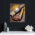 thumbnail image 4 of Nawypu  Vintage Sports Canvas Wall Art Baseball Basketball Football Picture Poster Prints Framed Boy Room Painting Toddler Playroom Balls Teens Men Gift for Office Living Room, 4 of 4