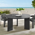 thumbnail image 1 of Modway Tahoe Aluminum Outdoor Patio Furniture Dining Table, Gray, 1 of 8
