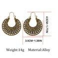 thumbnail image 5 of Pendientes para mujer, regalos para mujer, pendientes bohemios ahuecados, pendientes con borlas y lentejuelas, hermosos pendientes para fiesta de graduación., 5 of 5