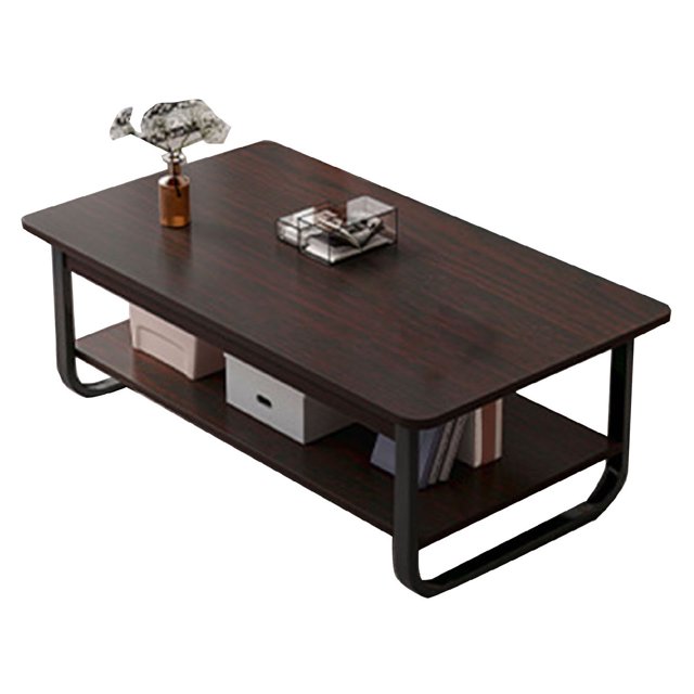 Coffee Table 2 Tier Minimalist Stylish Easy to Clean Living Room Center Table for Home Decor