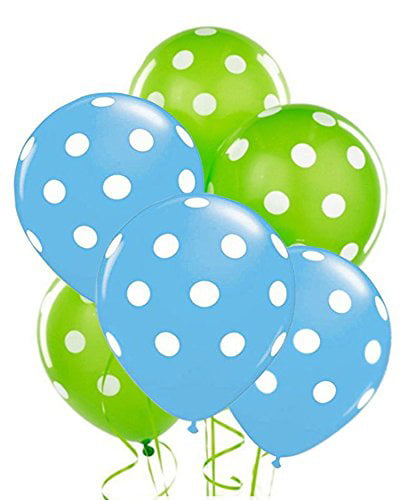 Details about   12" Helium Balloons White With Silver Polka Dots 6-ct. 