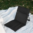 thumbnail image 1 of Silla plegable para acampar con bolsa de transporte, silla reclinable de tela Oxford, respaldo plegable, silla de playa para pícnic al aire libre, barbacoa, 1 of 9