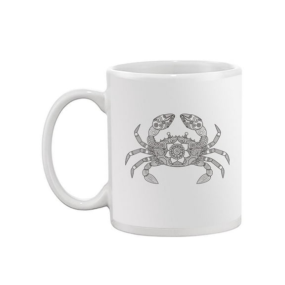 Crab In Zentangle Style Mug - Image by Shutterstock