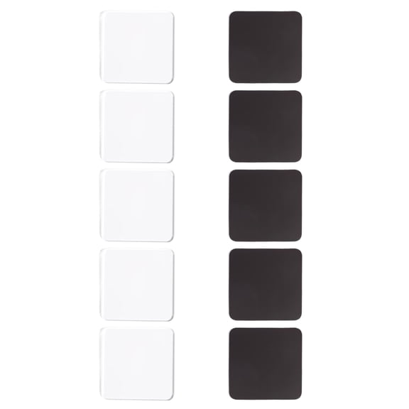 Make Your Own Refrigerator Magnets Set Clear Acrylic Squares Backing Sheets for Home Decoration