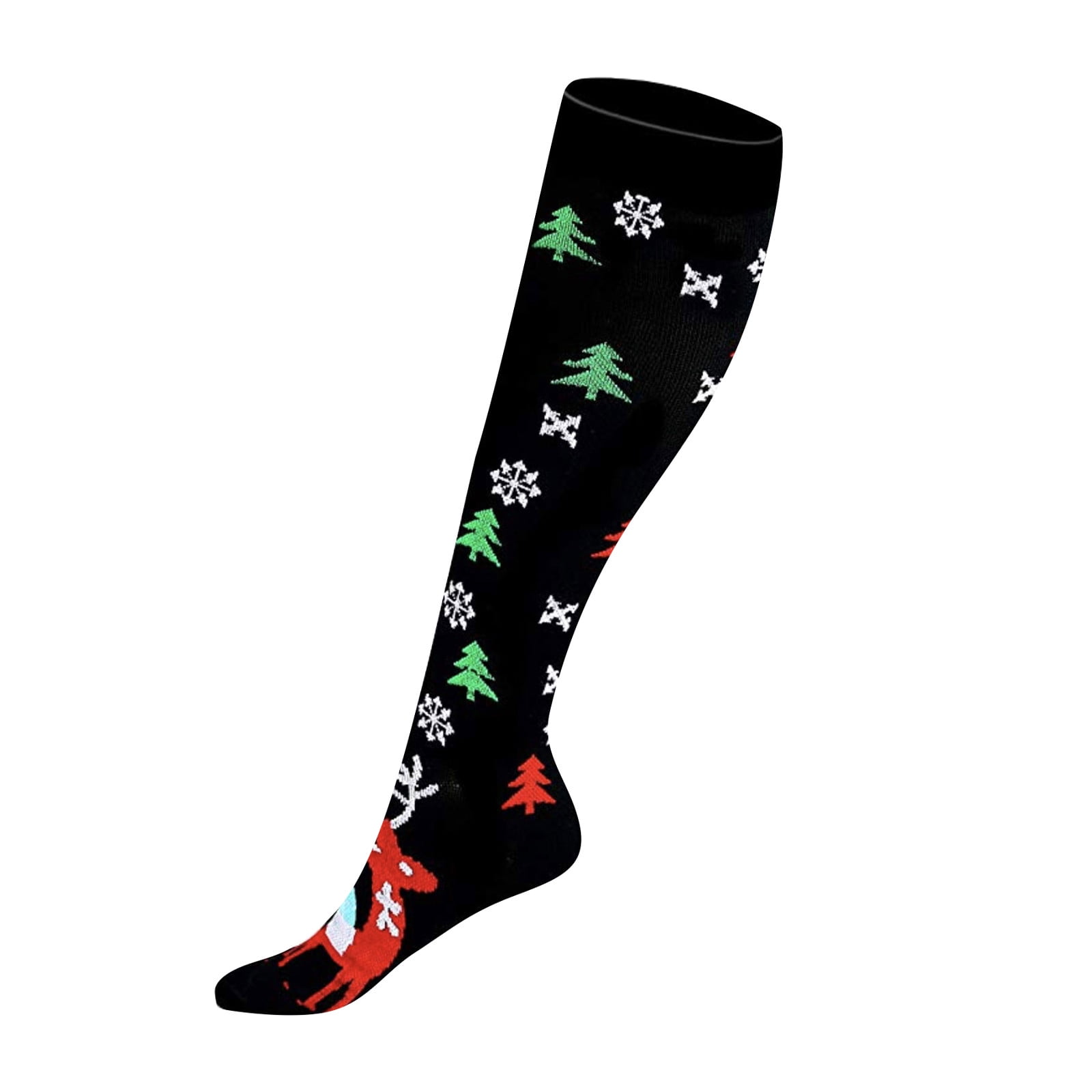Dengdeng Men Women Christmas Socks Leg Warmers Winter Warm Thigh High Socks For Men Women 