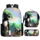 thumbnail image 1 of Juego de mochilas de nailon con dibujos animados del gato con botas para niños y escuelas, 3 unidade, 1 of 2